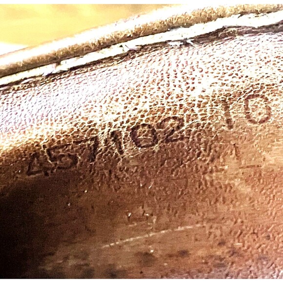 Goodyear Welt Vtg Wingtip Shoes Benchmade 457102 Brogue Derby Brown Leather 11 main image 12
